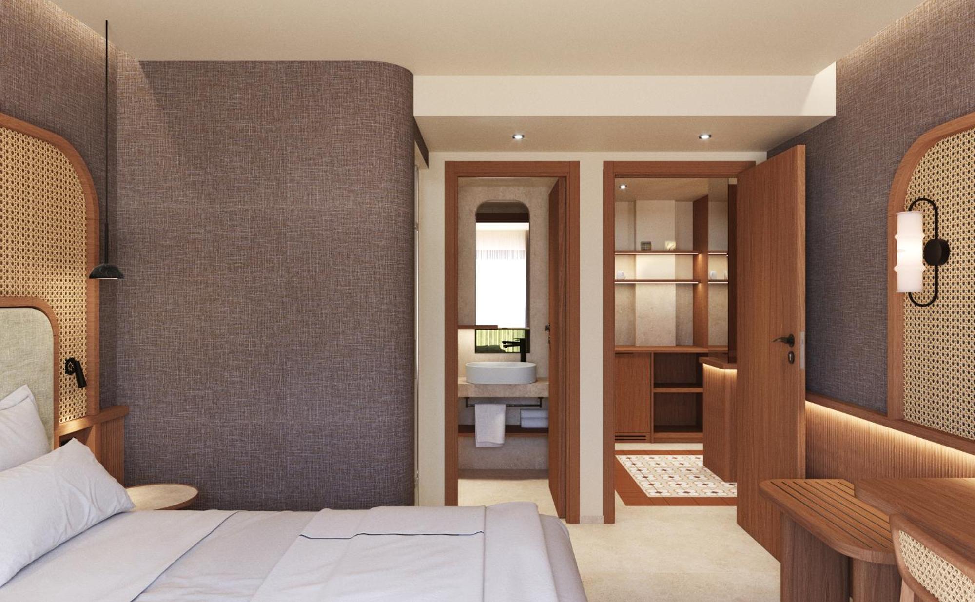 Sentido Apollo Palace Mesongi Exterior photo A guest room at the hotel